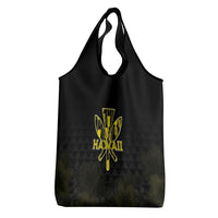 Aloha Hawaii Kahili Grocery Bag Kanaka Maoli With Kakau Pattern LT05 - Polynesian Pride
