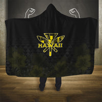 Aloha Hawaii Kahili Hooded Blanket Kanaka Maoli With Kakau Pattern LT05 - Polynesian Pride