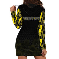 Personalised Aloha Hawaii Kahili Hoodie Dress Kanaka Maoli With Kakau Pattern LT05 - Polynesian Pride