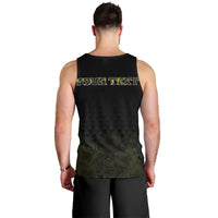 Personalised Aloha Hawaii Kahili Men Tank Top Kanaka Maoli With Kakau Pattern LT05 - Polynesian Pride