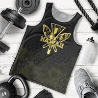 Personalised Aloha Hawaii Kahili Men Tank Top Kanaka Maoli With Kakau Pattern LT05 - Polynesian Pride