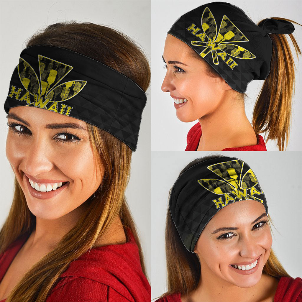 Aloha Hawaii Kahili Neck Gaiter Kanaka Maoli With Kakau Pattern LT05 - Polynesian Pride