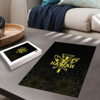 Aloha Hawaii Kahili Puzzle Kanaka Maoli With Kakau Pattern LT05 - Polynesian Pride
