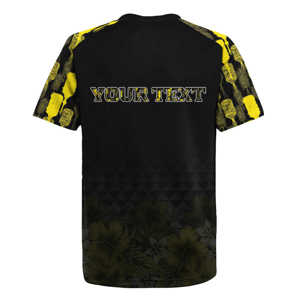 Personalised Aloha Hawaii Kahili Rugby Jersey Kanaka Maoli With Kakau Pattern LT05 - Polynesian Pride