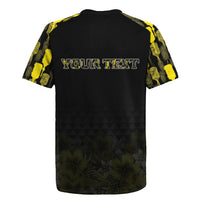 Personalised Aloha Hawaii Kahili Rugby Jersey Kanaka Maoli With Kakau Pattern LT05 - Polynesian Pride