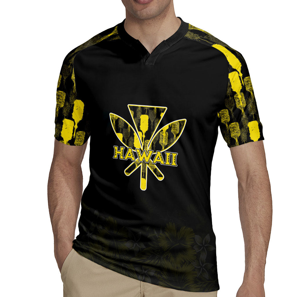 Personalised Aloha Hawaii Kahili Rugby Jersey Kanaka Maoli With Kakau Pattern LT05 - Polynesian Pride