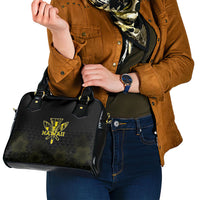 Aloha Hawaii Kahili Shoulder Handbag Kanaka Maoli With Kakau Pattern LT05 - Polynesian Pride