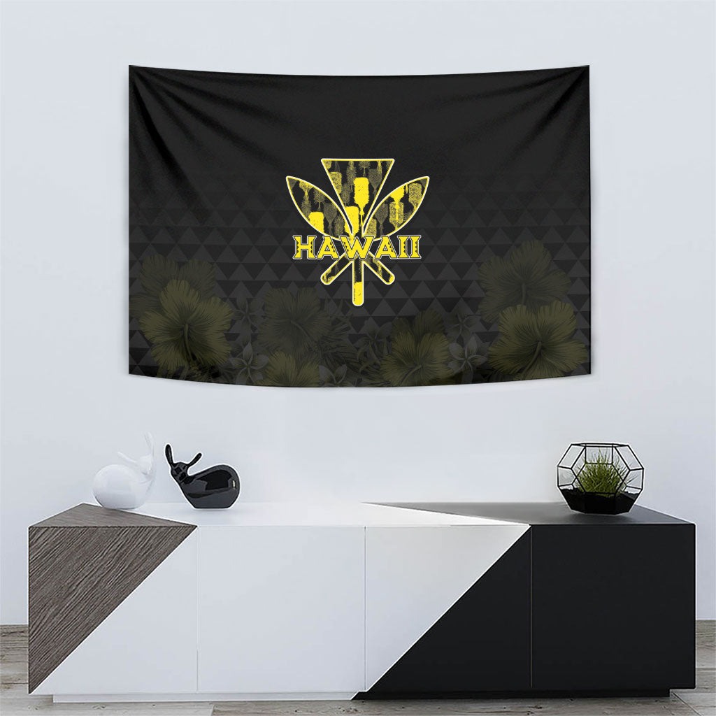 Aloha Hawaii Kahili Tapestry Kanaka Maoli With Kakau Pattern LT05 - Polynesian Pride