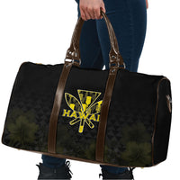 Aloha Hawaii Kahili Travel Bag Kanaka Maoli With Kakau Pattern LT05 - Polynesian Pride