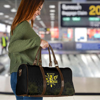 Aloha Hawaii Kahili Travel Bag Kanaka Maoli With Kakau Pattern LT05 - Polynesian Pride