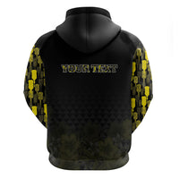 Personalised Aloha Hawaii Kahili Zip Hoodie Kanaka Maoli With Kakau Pattern LT05 - Polynesian Pride