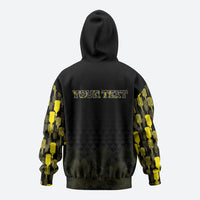 Personalised Aloha Hawaii Kahili Zip Hoodie Kanaka Maoli With Kakau Pattern LT05 - Polynesian Pride