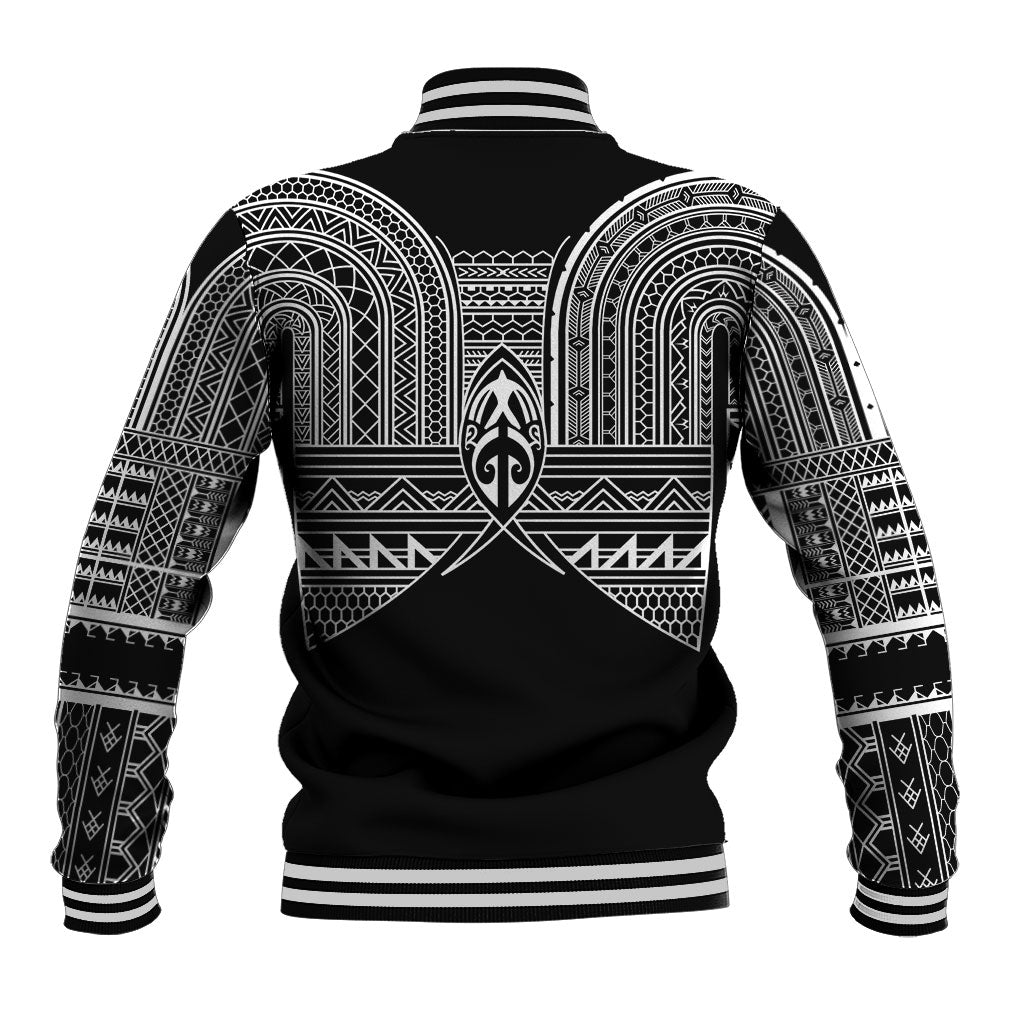 Philippines Igorot Tribal Inspired Baseball Jacket Black Version LT05 - Polynesian Pride