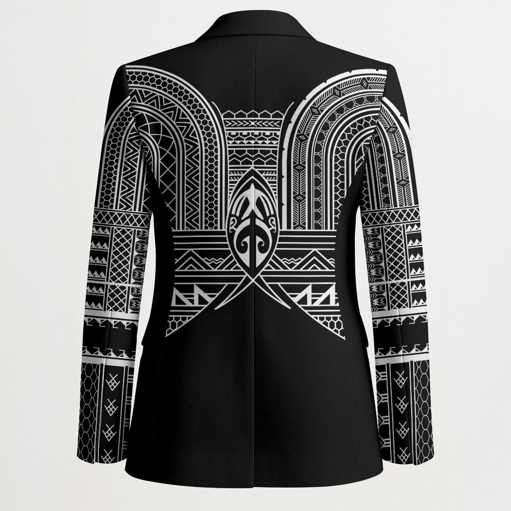 Philippines Igorot Tribal Inspired Blazer Black Version LT05 - Polynesian Pride