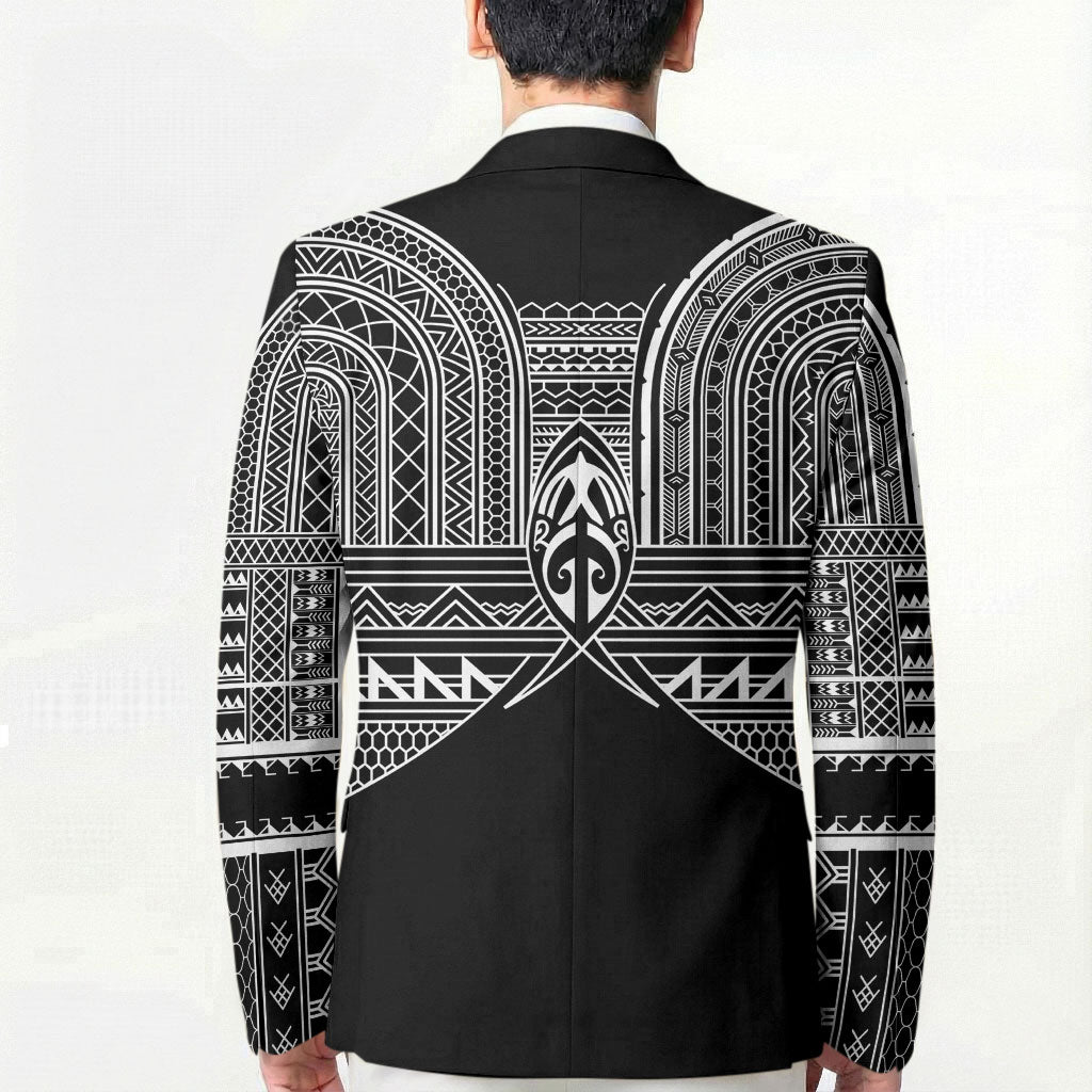 Philippines Igorot Tribal Inspired Blazer Black Version LT05 - Polynesian Pride