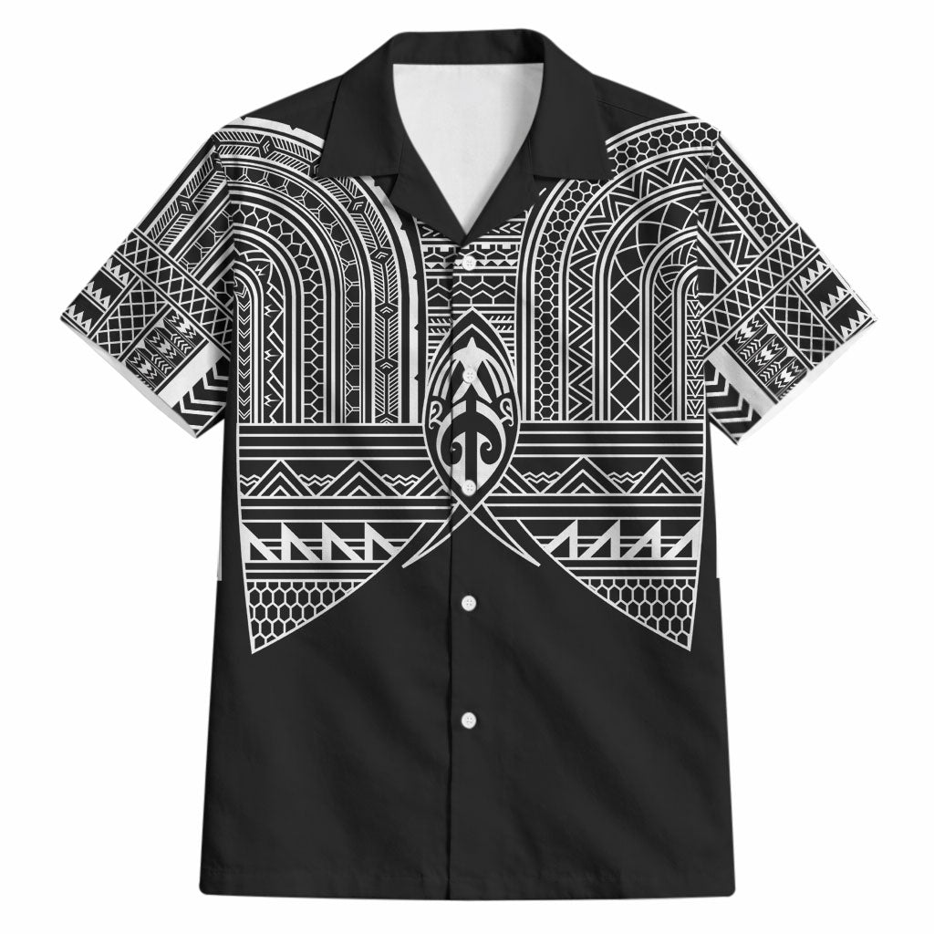 Philippines Igorot Tribal Inspired Hawaiian Shirt Black Version LT05 Black - Polynesian Pride