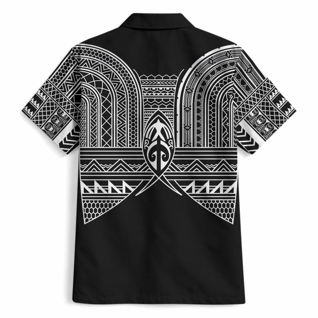 Philippines Igorot Tribal Inspired Hawaiian Shirt Black Version LT05 - Polynesian Pride