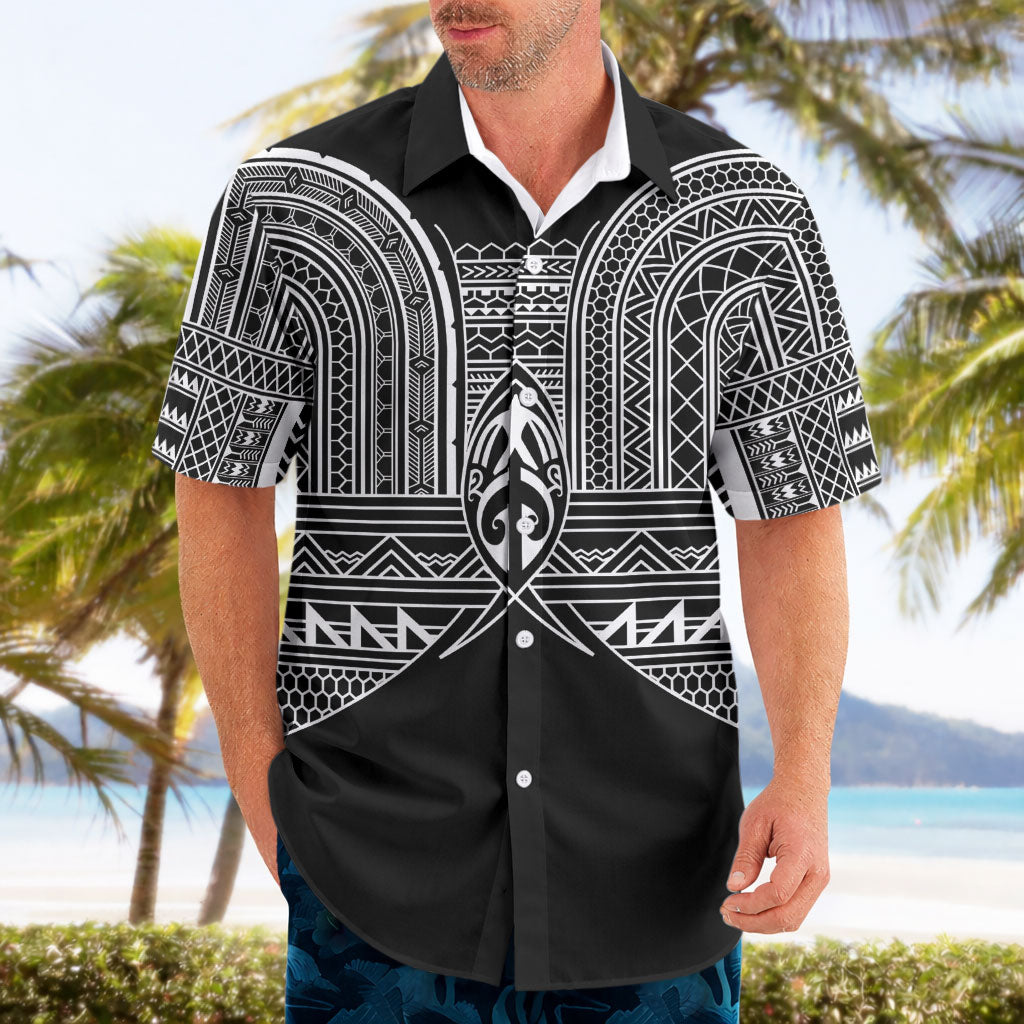 Philippines Igorot Tribal Inspired Hawaiian Shirt Black Version LT05 - Polynesian Pride