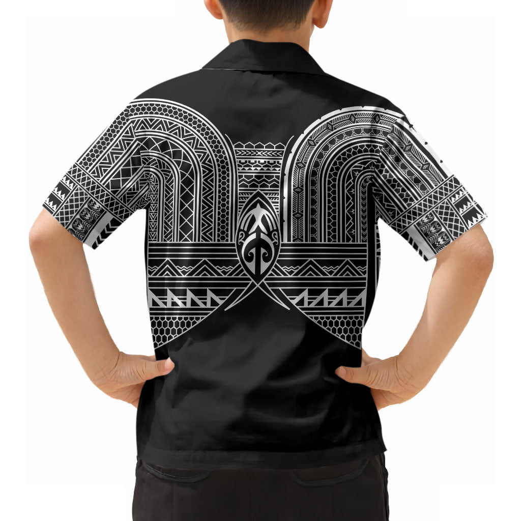 Philippines Igorot Tribal Inspired Hawaiian Shirt Black Version LT05 - Polynesian Pride