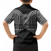 Philippines Igorot Tribal Inspired Hawaiian Shirt Black Version LT05 - Polynesian Pride