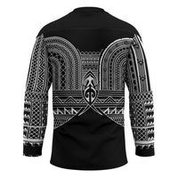 Philippines Igorot Tribal Inspired Hockey Jersey Black Version LT05 - Polynesian Pride