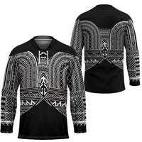 Philippines Igorot Tribal Inspired Hockey Jersey Black Version LT05 - Polynesian Pride