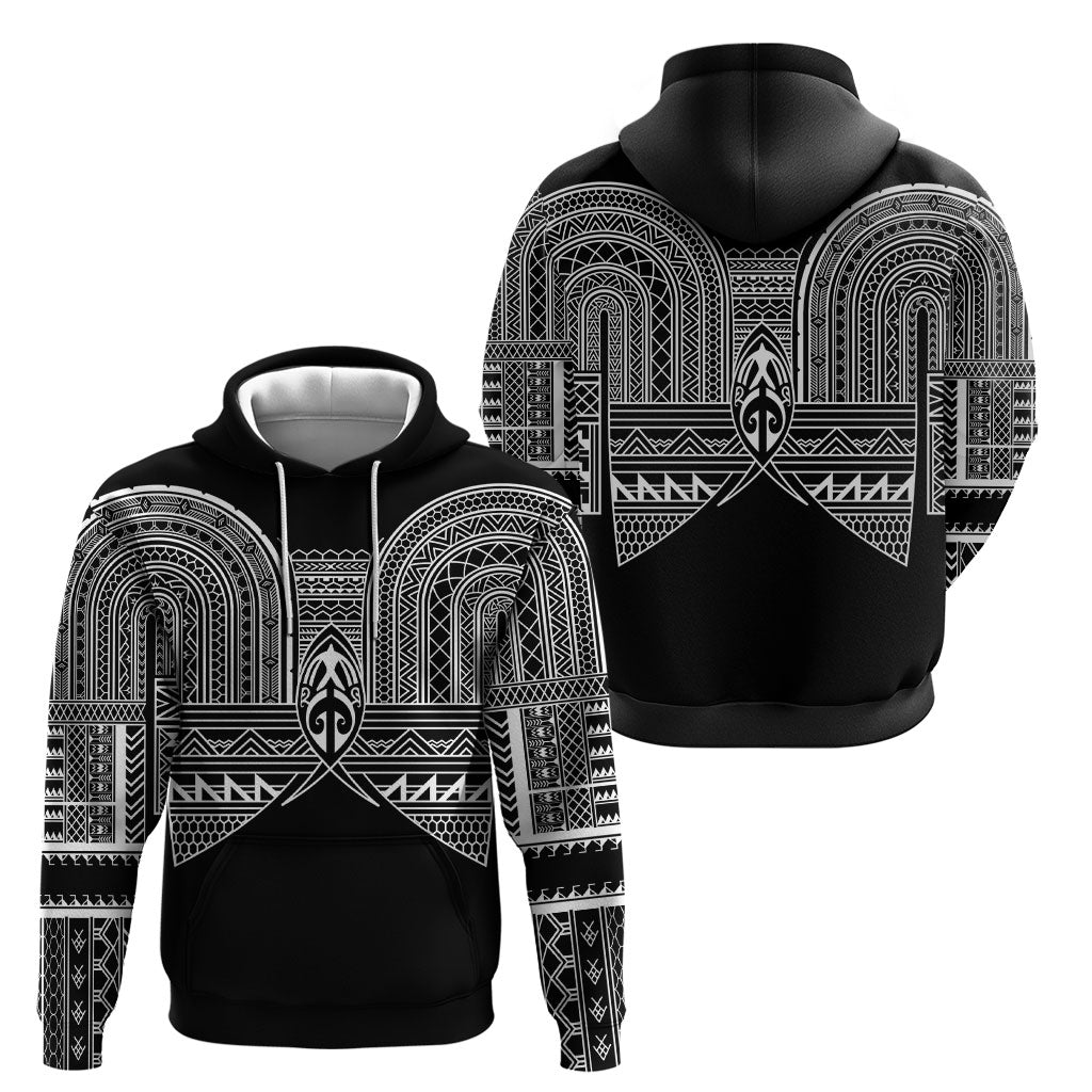 Philippines Igorot Tribal Inspired Hoodie Black Version LT05 - Polynesian Pride