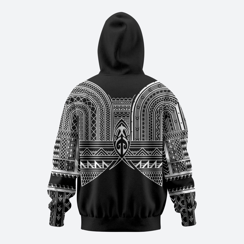 Philippines Igorot Tribal Inspired Hoodie Black Version LT05 - Polynesian Pride
