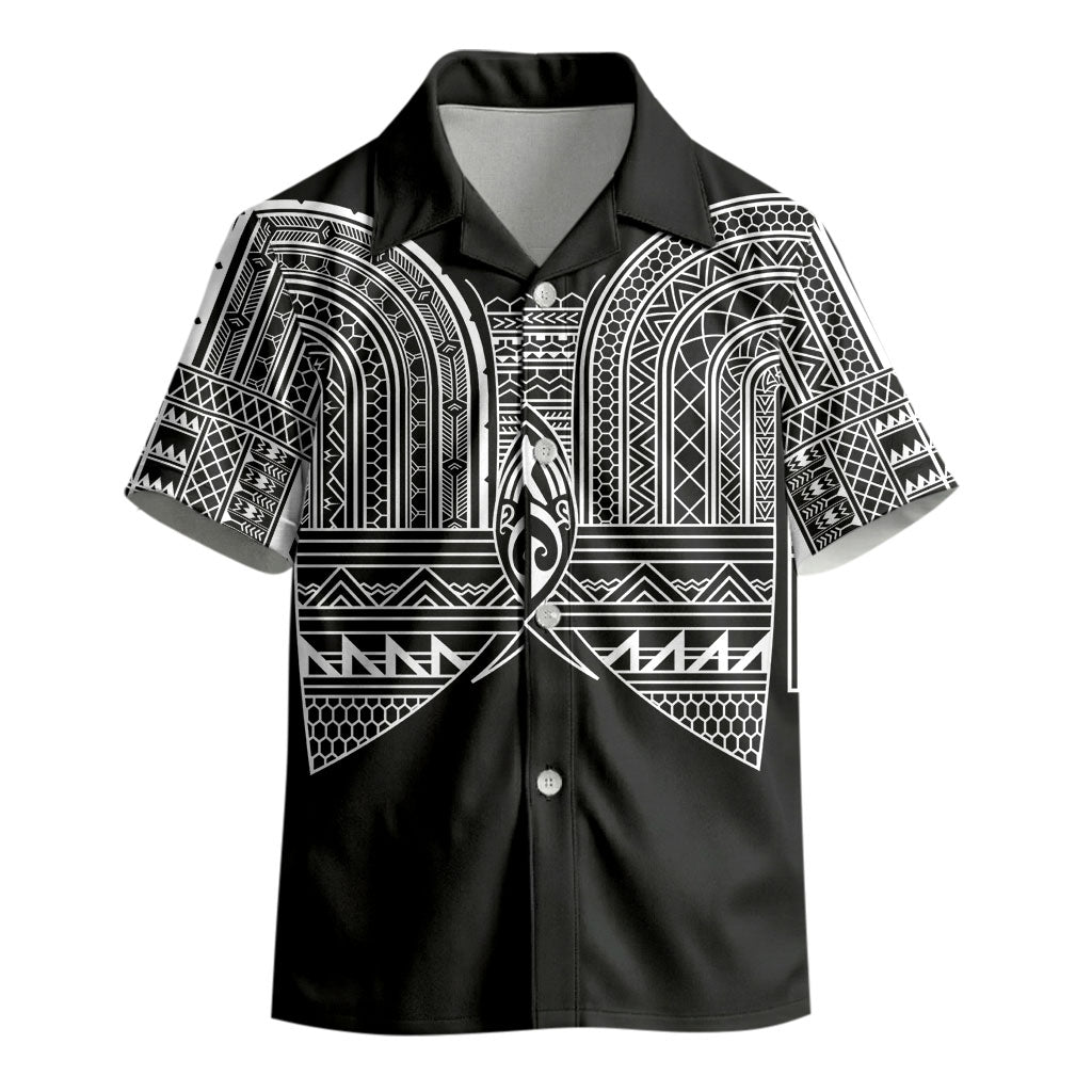 Philippines Igorot Tribal Inspired Kid Hawaiian Shirt Black Version LT05 - Polynesian Pride