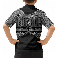 Philippines Igorot Tribal Inspired Kid Hawaiian Shirt Black Version LT05 - Polynesian Pride