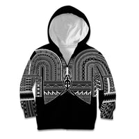 Philippines Igorot Tribal Inspired Kid Hoodie Black Version LT05 Zip Hoodie Black - Polynesian Pride