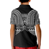 Philippines Igorot Tribal Inspired Kid Polo Shirt Black Version LT05 - Polynesian Pride