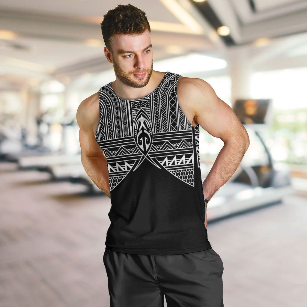 Philippines Igorot Tribal Inspired Men Tank Top Black Version LT05 Black - Polynesian Pride