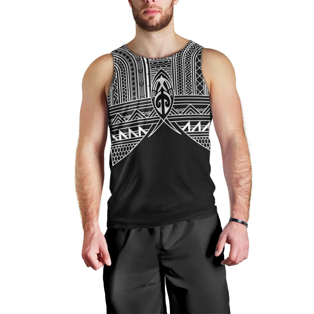 Philippines Igorot Tribal Inspired Men Tank Top Black Version LT05 - Polynesian Pride