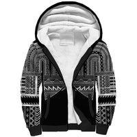 Philippines Igorot Tribal Inspired Sherpa Hoodie Black Version LT05 Unisex Black - Polynesian Pride