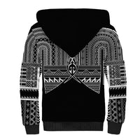 Philippines Igorot Tribal Inspired Sherpa Hoodie Black Version LT05 - Polynesian Pride