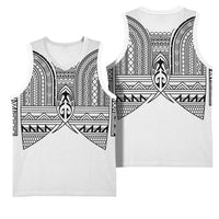 Philippines Igorot Tribal Inspired Basketball Jersey White Version LT05 - Polynesian Pride
