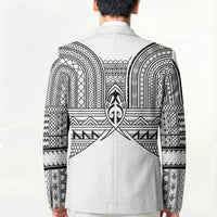Philippines Igorot Tribal Inspired Blazer White Version LT05 - Polynesian Pride