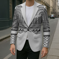 Philippines Igorot Tribal Inspired Blazer White Version LT05 - Polynesian Pride