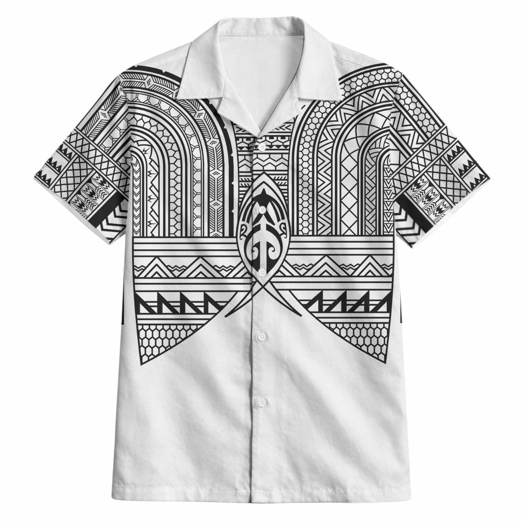 Philippines Igorot Tribal Inspired Hawaiian Shirt White Version LT05 White - Polynesian Pride