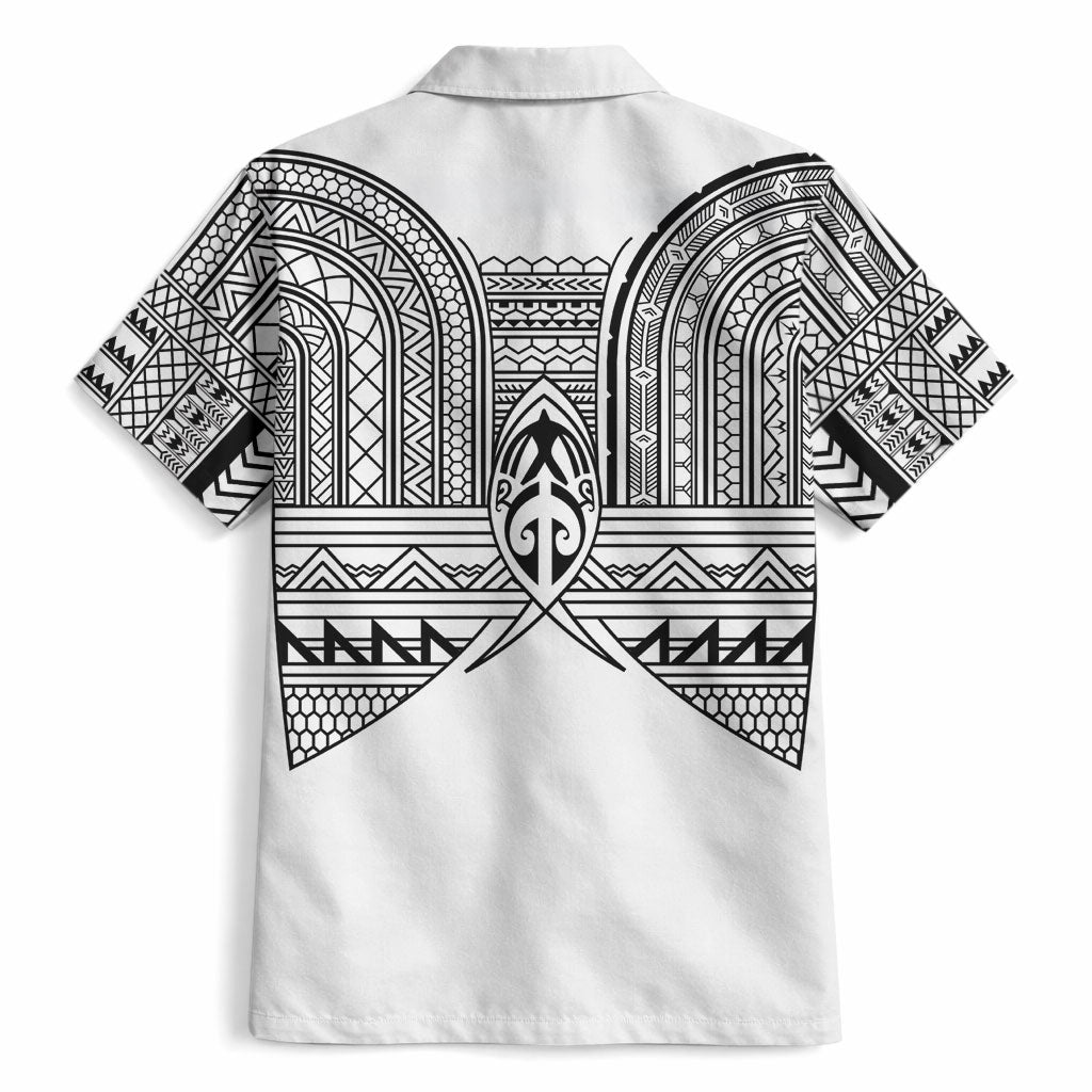 Philippines Igorot Tribal Inspired Hawaiian Shirt White Version LT05 - Polynesian Pride