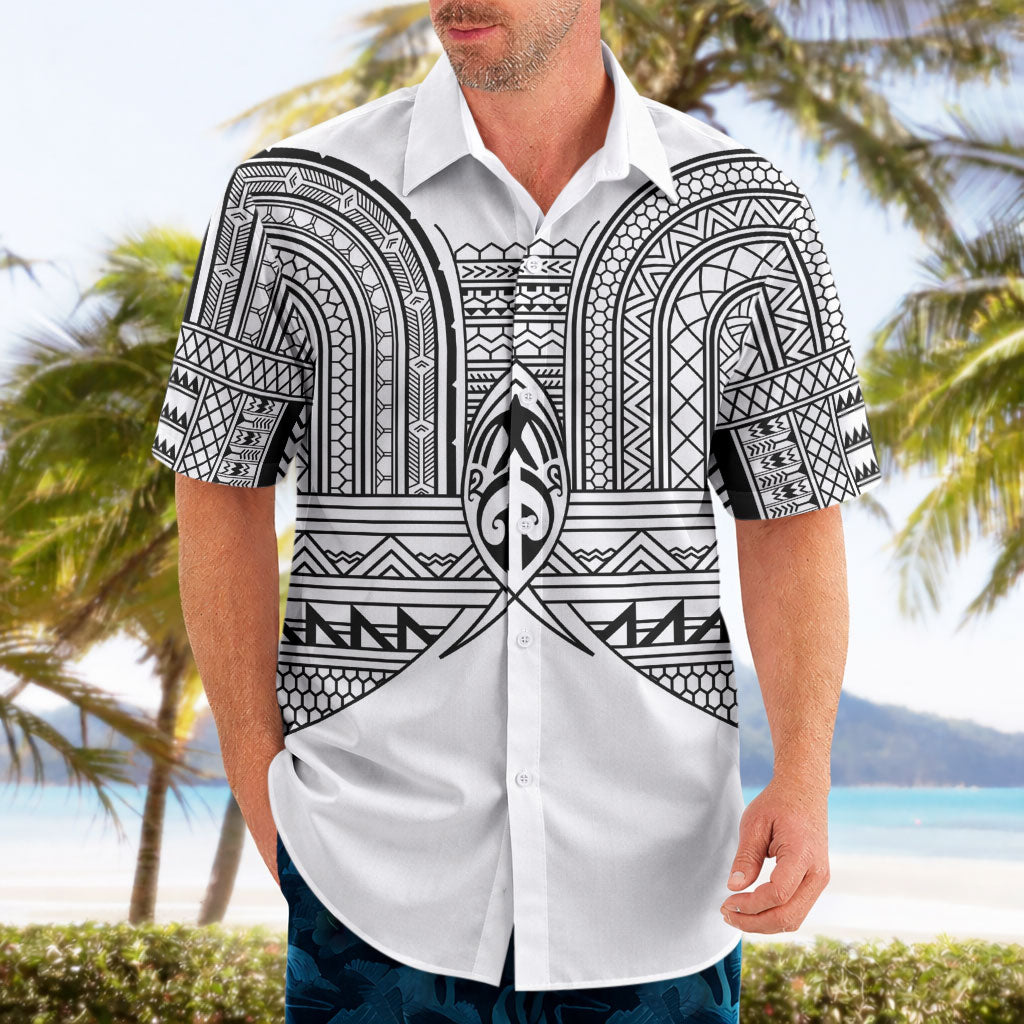 Philippines Igorot Tribal Inspired Hawaiian Shirt White Version LT05 - Polynesian Pride