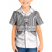 Philippines Igorot Tribal Inspired Kid Hawaiian Shirt White Version LT05 Kid White - Polynesian Pride
