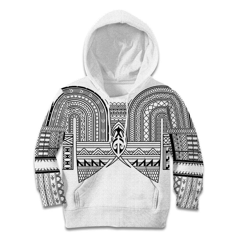 Philippines Igorot Tribal Inspired Kid Hoodie White Version LT05 Hoodie White - Polynesian Pride