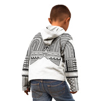 Philippines Igorot Tribal Inspired Kid Hoodie White Version LT05 - Polynesian Pride