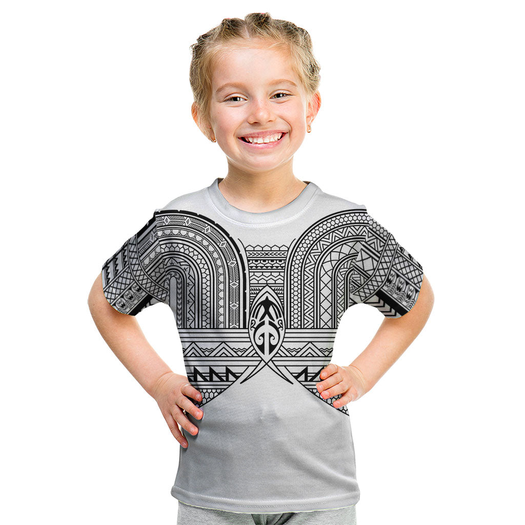 Philippines Igorot Tribal Inspired Kid T Shirt White Version LT05 White - Polynesian Pride