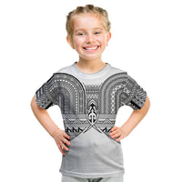 Philippines Igorot Tribal Inspired Kid T Shirt White Version LT05 White - Polynesian Pride