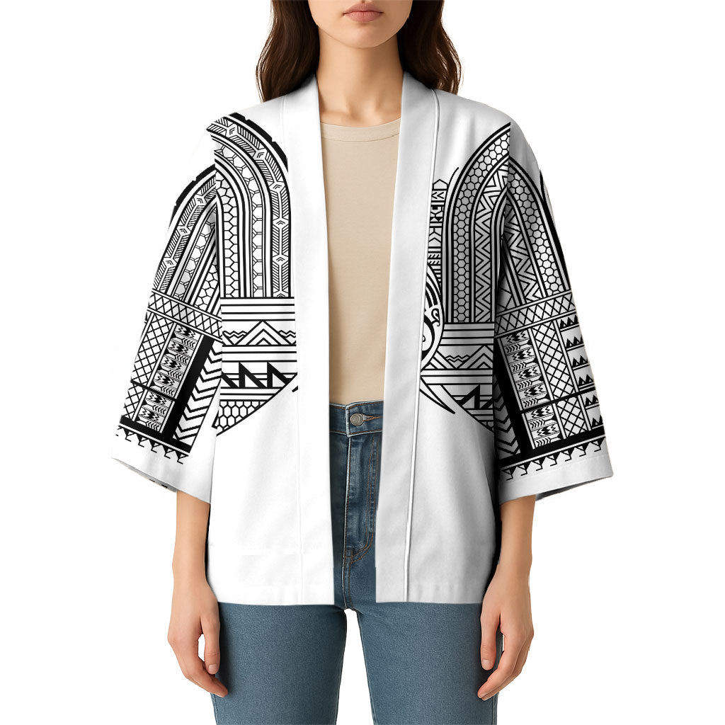 Philippines Igorot Tribal Inspired Kimono White Version LT05 - Polynesian Pride