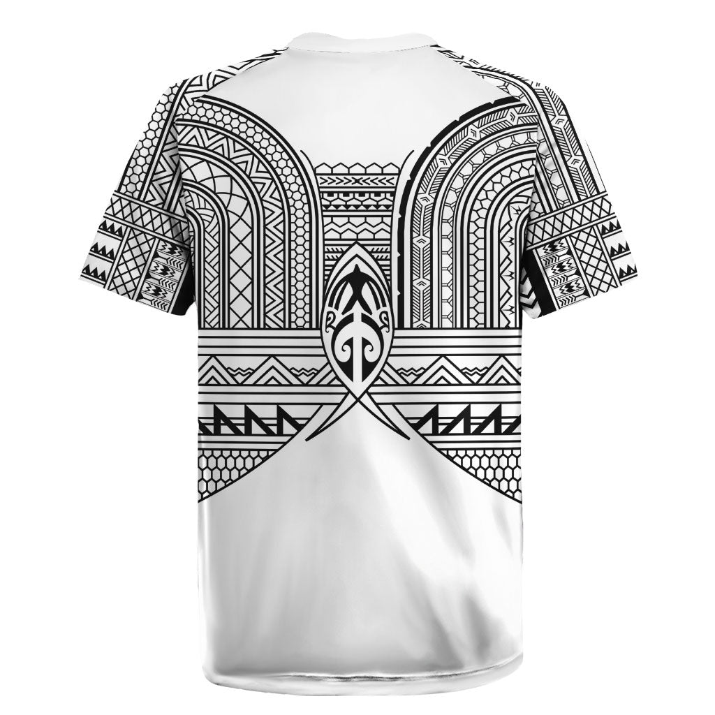 Philippines Igorot Tribal Inspired Rugby Jersey White Version LT05 - Polynesian Pride