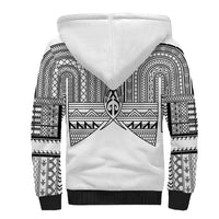 Philippines Igorot Tribal Inspired Sherpa Hoodie White Version LT05 - Polynesian Pride
